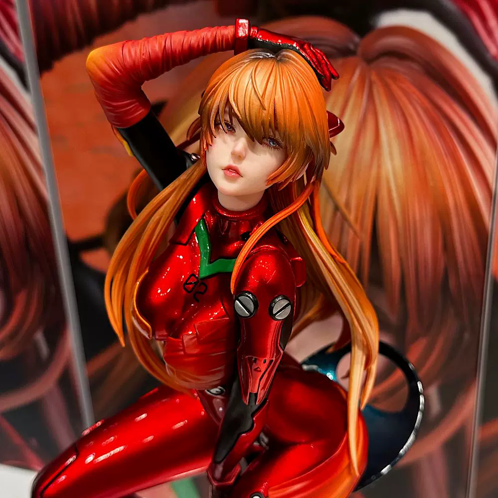 Evangelion Anime Merchandise - Neon Genesis Evangelion Asuka Savaş Elbisesi