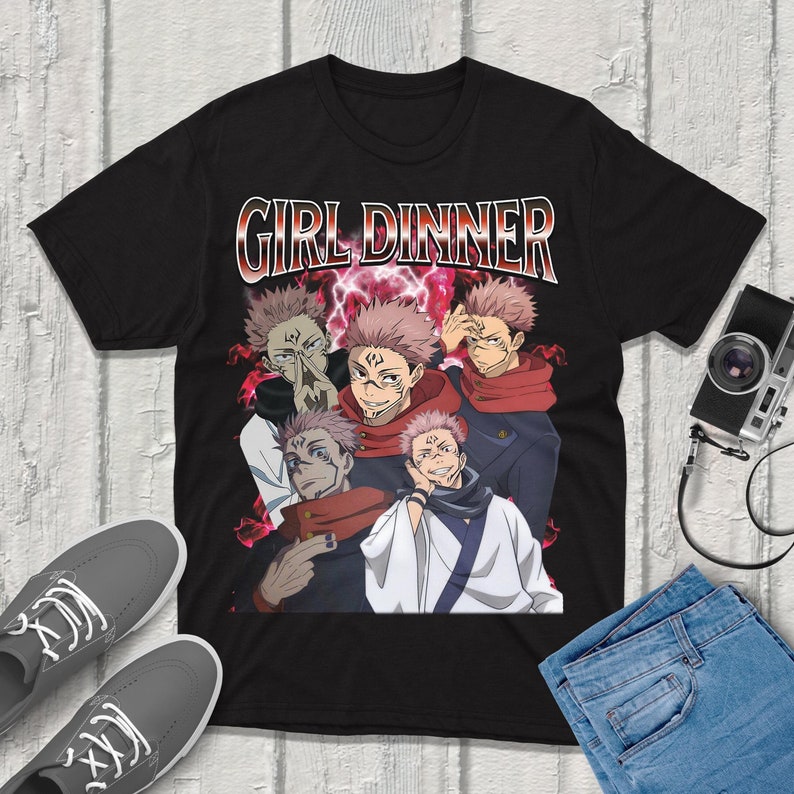 Jjk Anime Merchandise - Sukuna Jujutsu-Kaisen T-Shirt Streetweed Premium Kalite