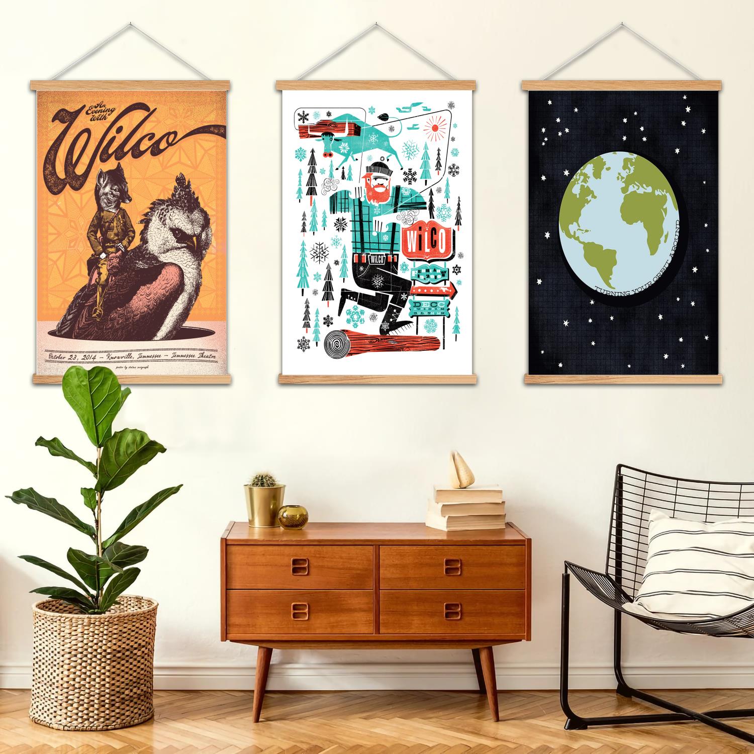 Art Print Framed - Wilco Çerçeveli Duvar Boyama Tuval Sanat