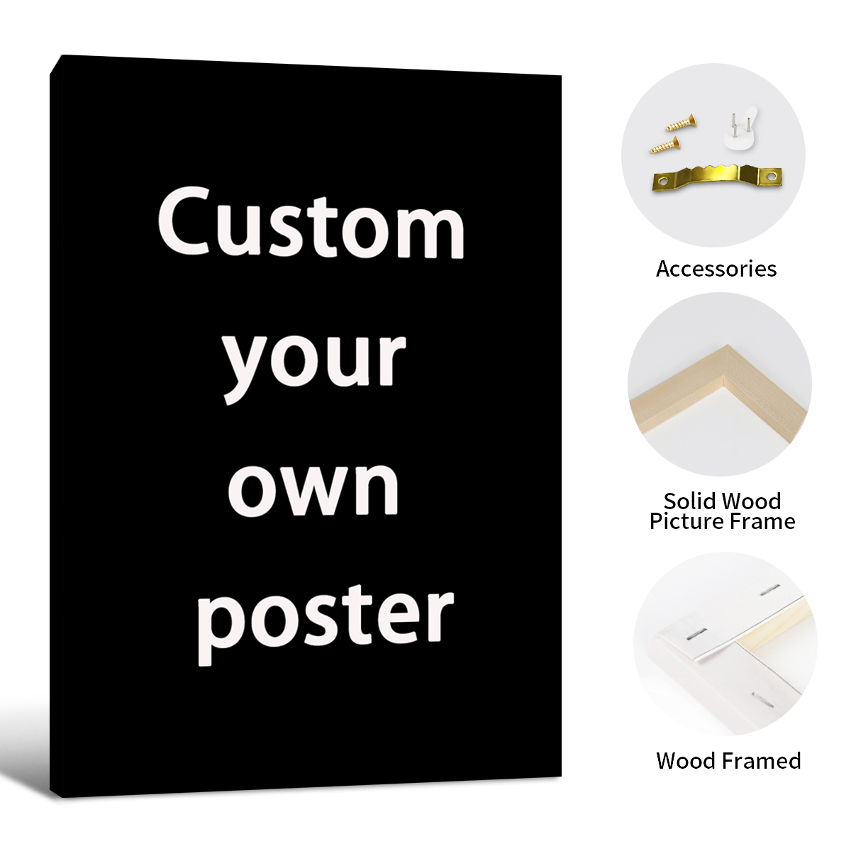 Art Print Framed - Özel posterler çerçeveli duvar sanatları kişiselleştirilmiş