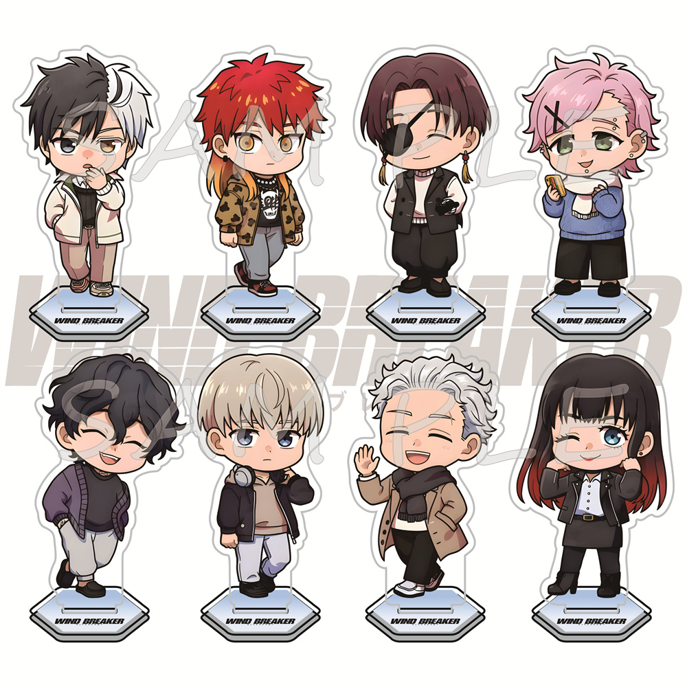 Windbreaker Anime Merchandise - RÜZGAR KESİCİ Günlük Rahat Versiyon 10cm