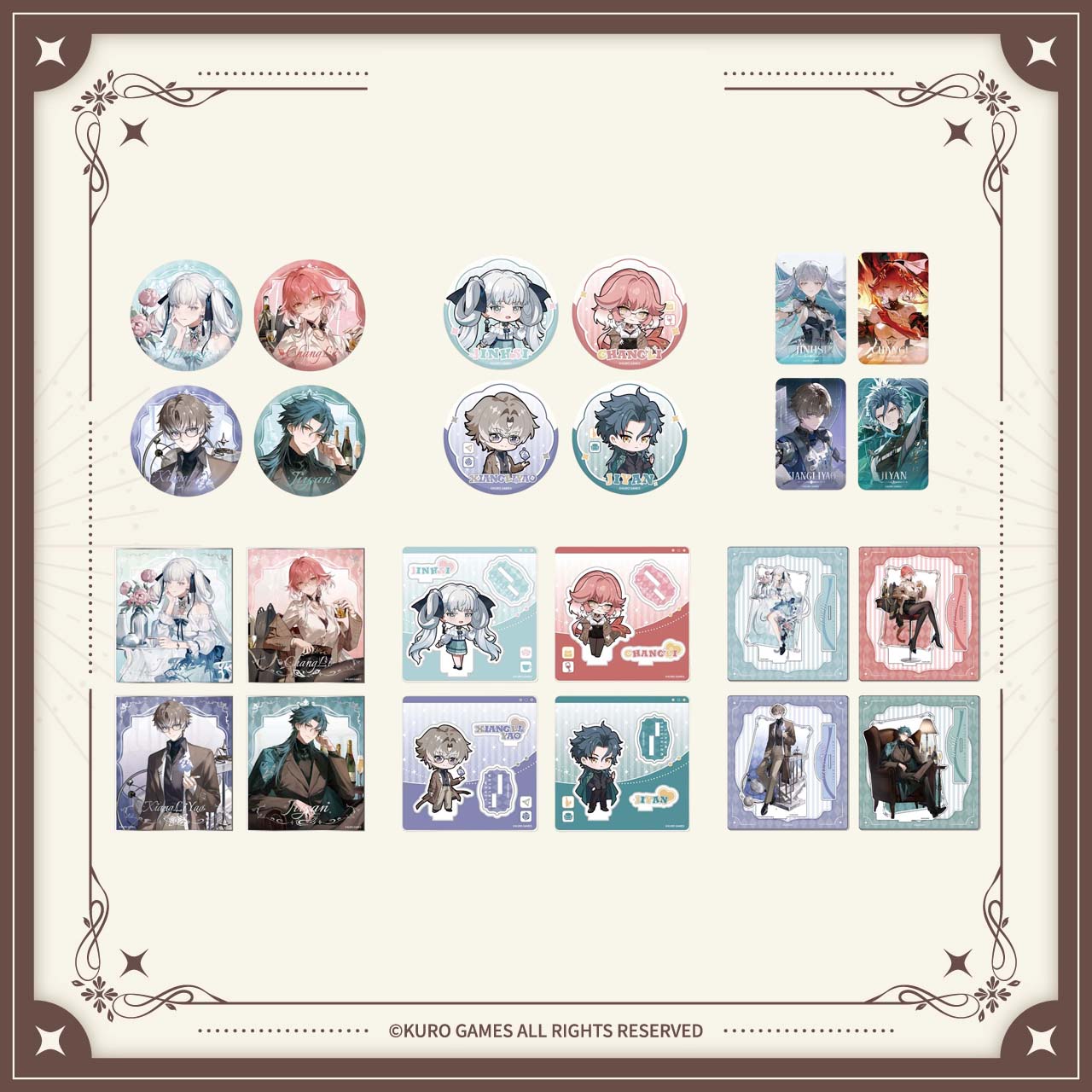 Anime Merch - Sunsyea Wuthering Waves Resmi Ürün Orijinal