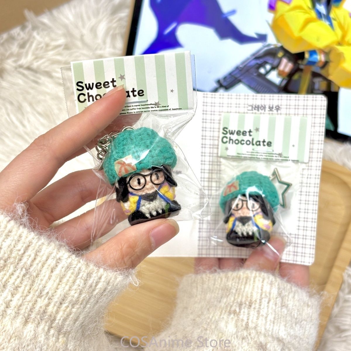 Top Anime Merchandise - VALORANT Killjoy Oyunu Cosplay Örgü Vücut