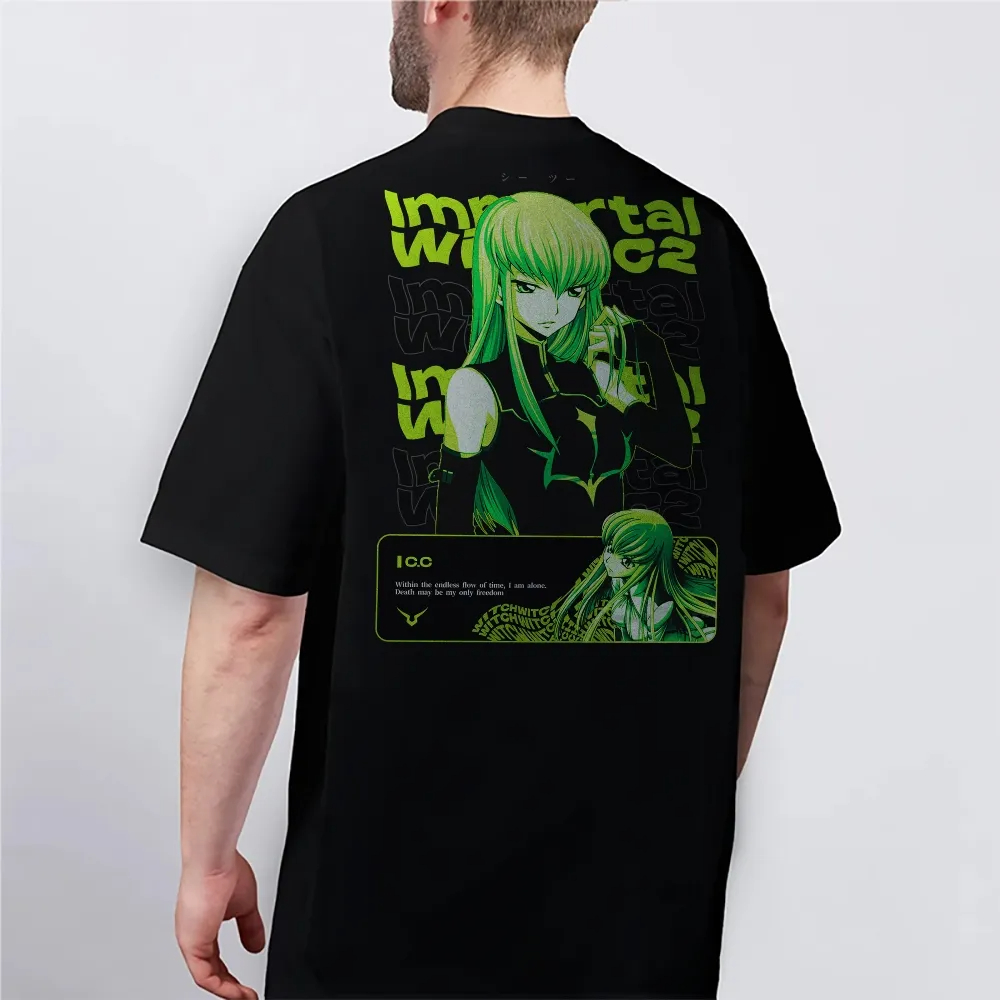 Yeni Code Geass Tişörtü C.C. K - Anime Merchandise Store Japan incelemesi ve fiyatı