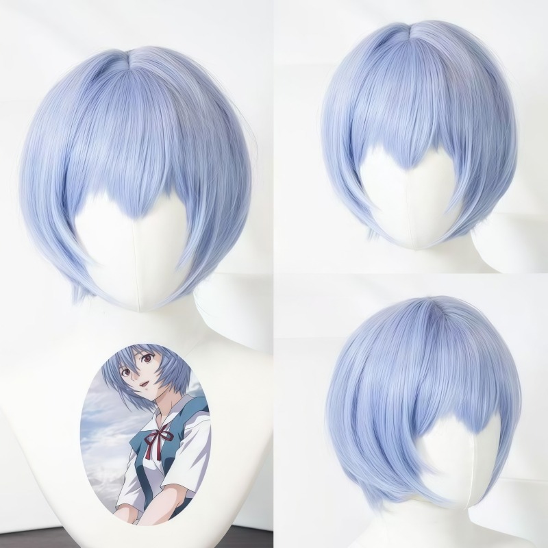 EVA Ayanami Rei cosplay peruk  - Evangelion Anime Merchandise incelemesi ve fiyatı
