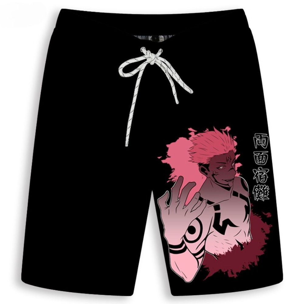 Erkek Gojo Satoru Baskılı Şort - Anime Merchandise Store Japan incelemesi ve fiyatı