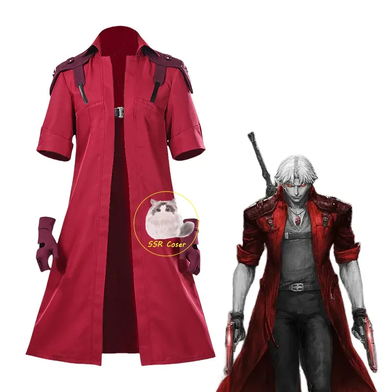 DMC5 Dante Cosplay Peruk Ünifo - Windbreaker Anime Merchandise incelemesi ve fiyatı