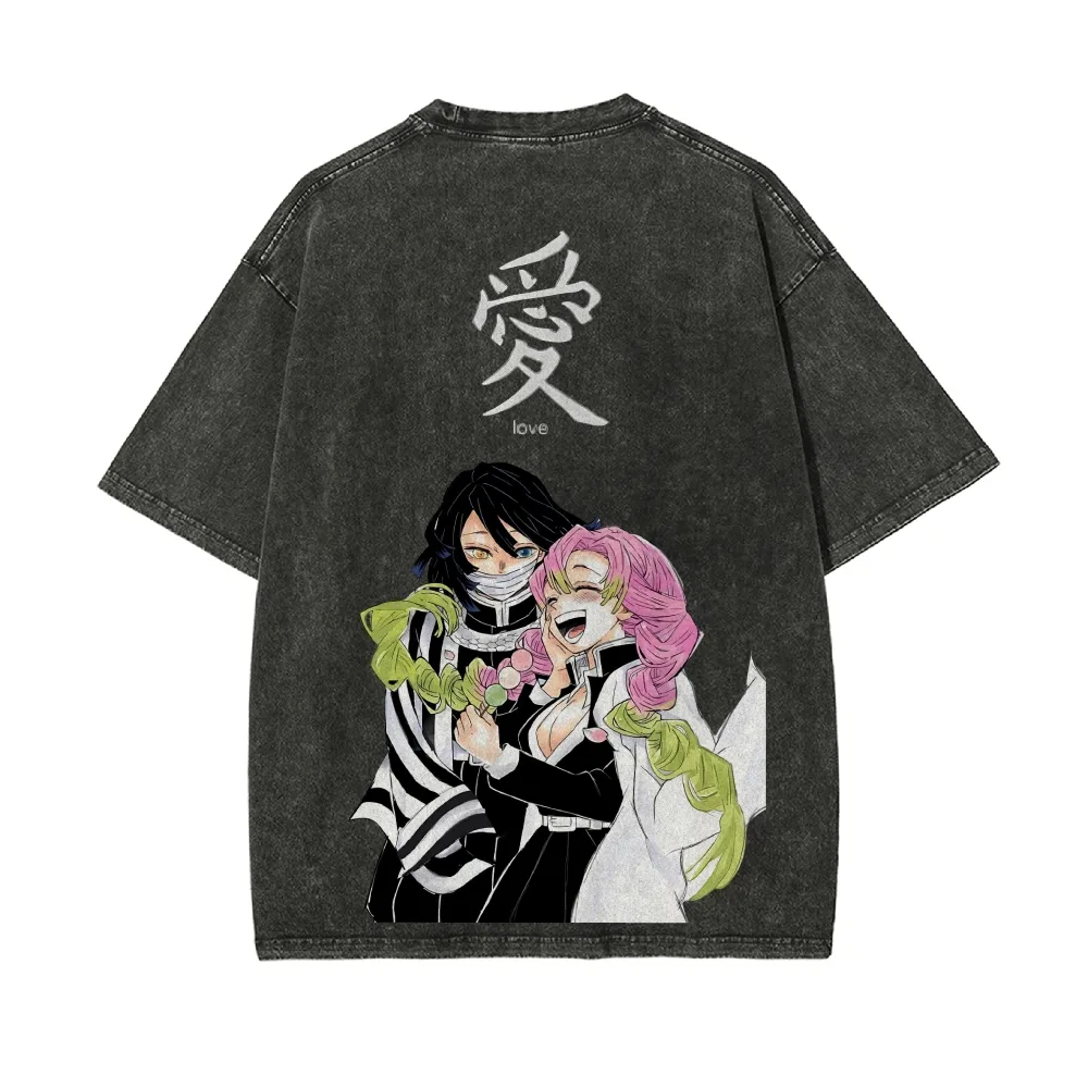 Kimetsu No Yaiba Yıkanmış Tişö - Anime Merchandise Store Japan incelemesi ve fiyatı