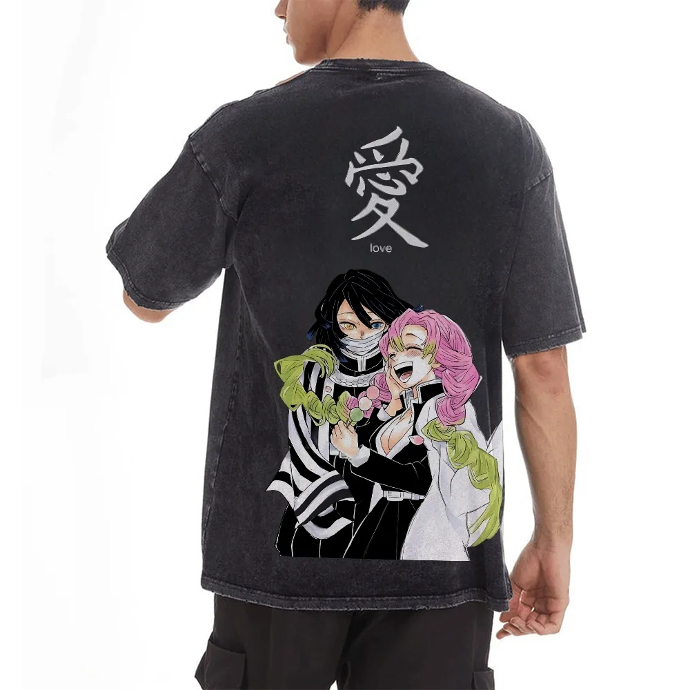 Kimetsu No Yaiba Yıkanmış Tişö - Anime Merchandise Store Japan incelemesi ve fiyatı