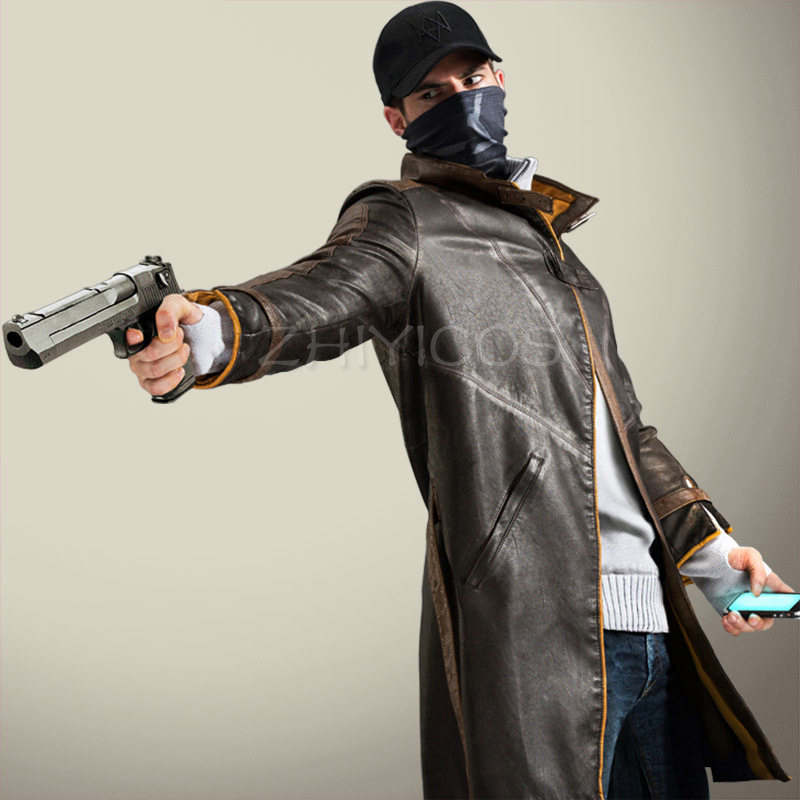 Aiden Pearce Cosplay Kostüm PU - Windbreaker Anime Merchandise incelemesi ve fiyatı